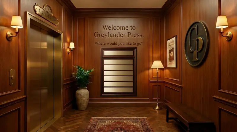 Greylander Press lobby
