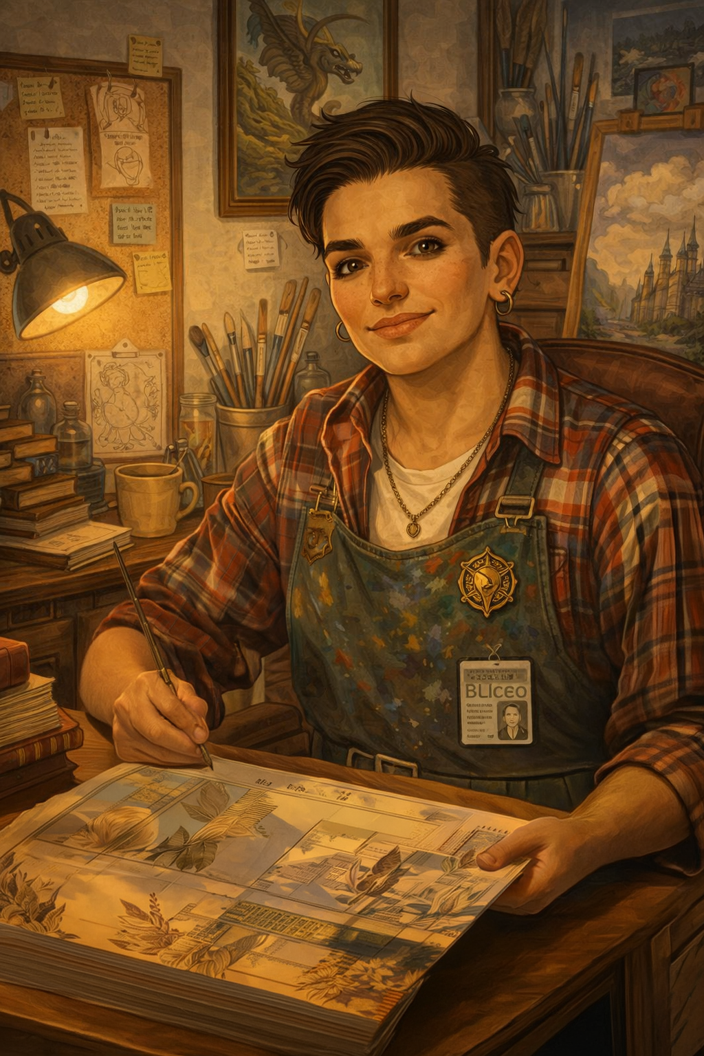 Chris, the artist