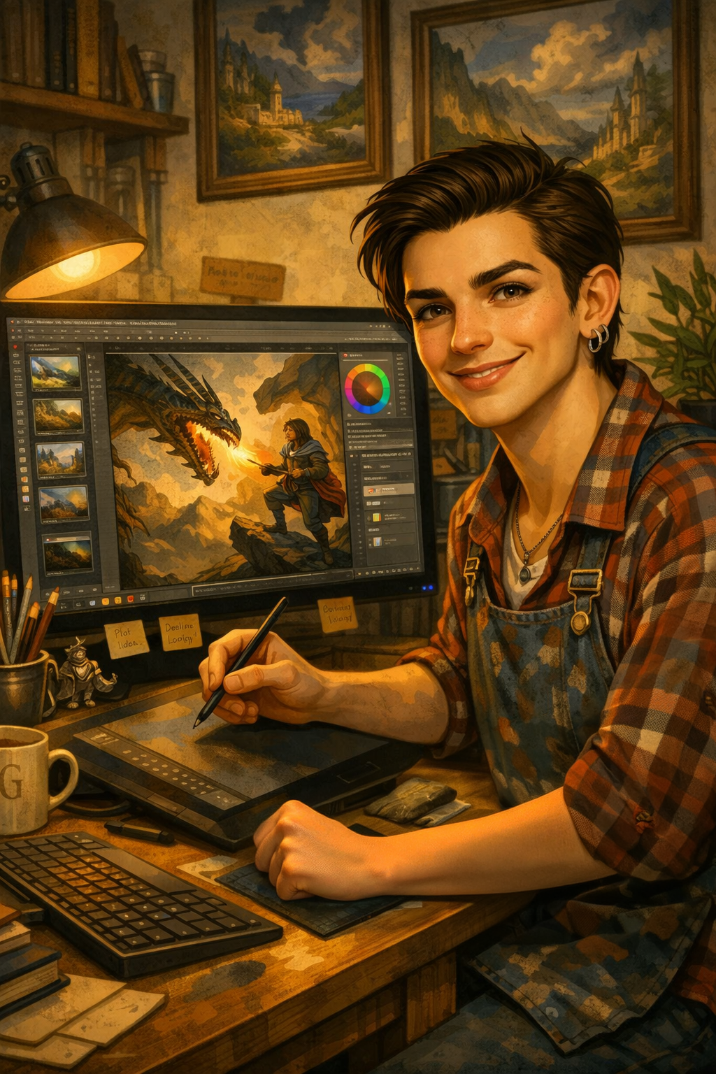 Chris, digital artist