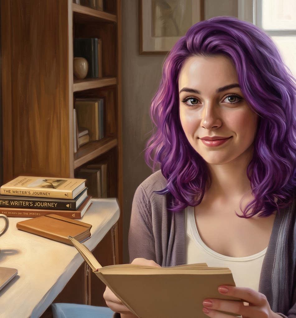 Margo, the Beta Reader, cycling through reading moods