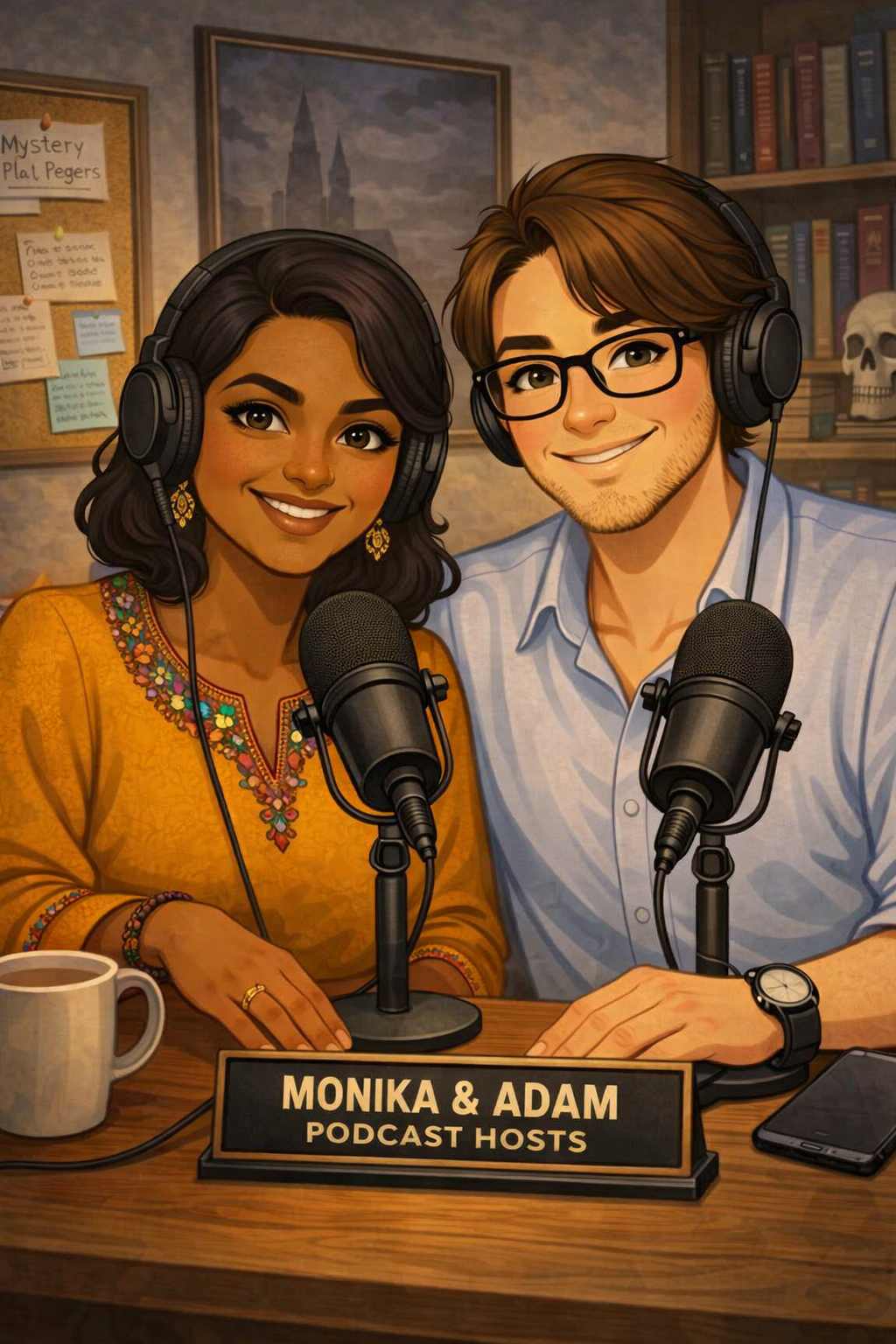 Rachel and Adam, the podcast hosts